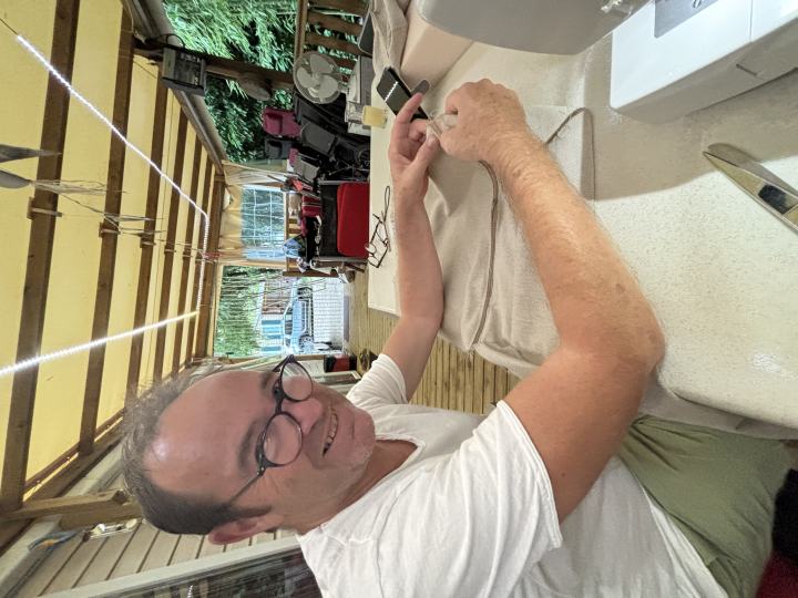 Recouvrement des plaques / couture / rangement